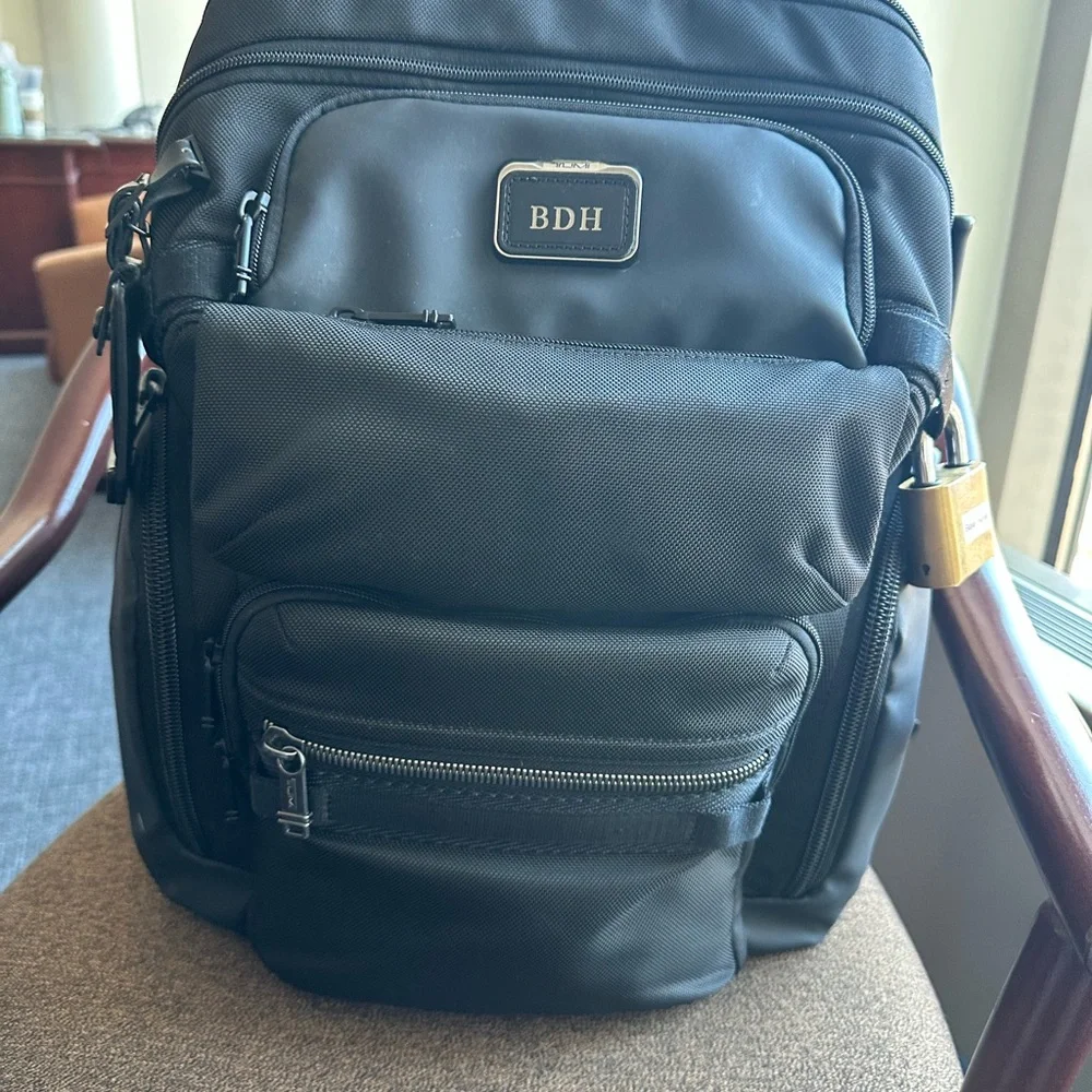 nomadic tumi backpack Alpha Bravo Enter initials in notes at checkout for free monogram TUMI Alpha Bravo Nomadic Backpack,